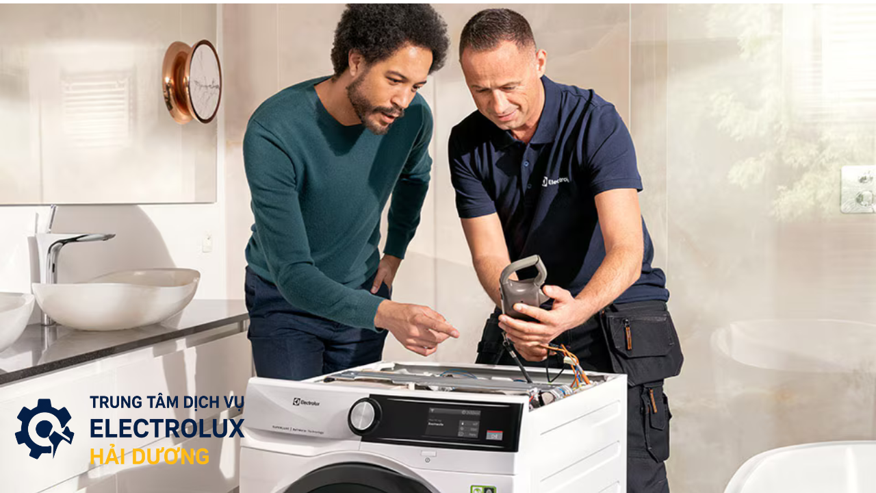 Dịch vụ bảo hành máy giặt Electrolux tại hải dương