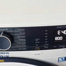 Máy giặt Electrolux báo lỗi E40 ?